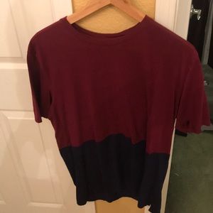 Vince t-shirt L.  Color block.